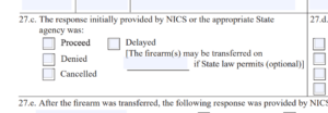 ATF Form 4473 Question 27.c.
